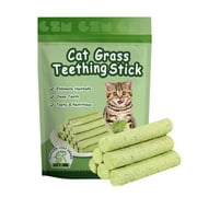 6pcs Cats Grass Chew Teething Sticks, Cat Chew Stick Pet Snack, Good Help for Cat's Healthy