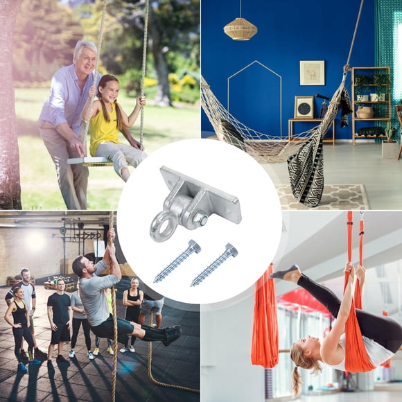 GETAJGHSD 1Set Heavy Duty Cast Steel Swing Hanger Kit with Screws for Outdoor Swing Installation