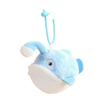 Gqtwoy Light-up Lantern Fish Plush Pendant - Adorable Kissing Mouth Fish with Magnetic Function, Perfect for Kids' Decoration and Cuddling
