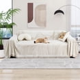 thumbnail image 3 of SHANNA Chenille Couch Covers, Boho Sofa Throw Blanket with Tassel, Sectional Sofa Covers for 3 Cushion Couch Geometric Futon Couch Slipcover, 3 of 11