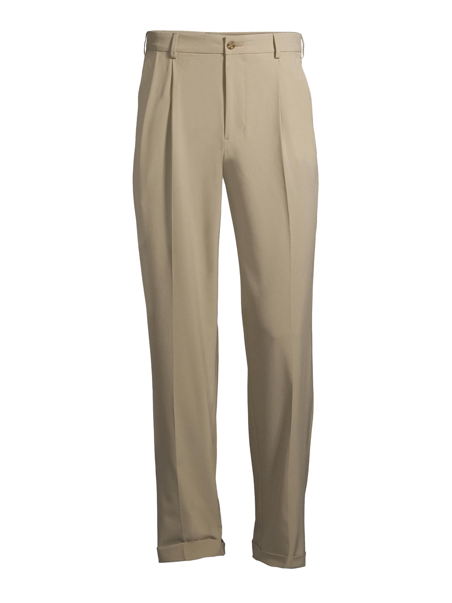 Ben Hogan Performance Men's Active Flex Waistband Four Way Stretch Double Pleat Pant