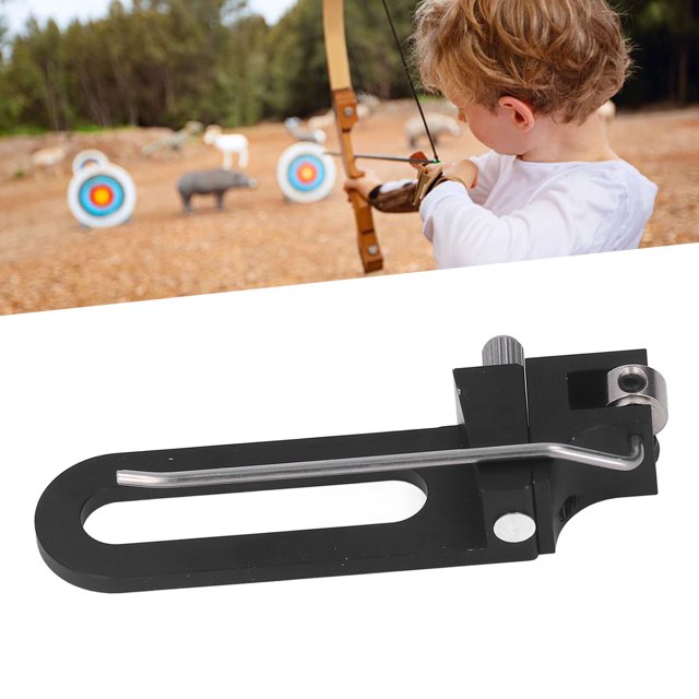 Soporte de flecha trasera, altura ajustable, ajuste fino, mecanizado CNC, soporte de flecha de arco trasero magnético para arco recurvo