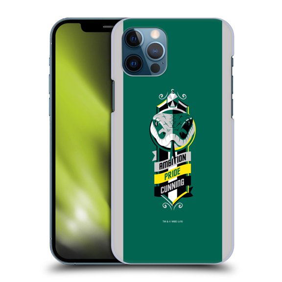 Head Case Designs Officially Licensed Harry Potter Deathly Hallows VI Slytherin Hard Back Case Compatible with Apple iPhone 12 / iPhone 12 Pro