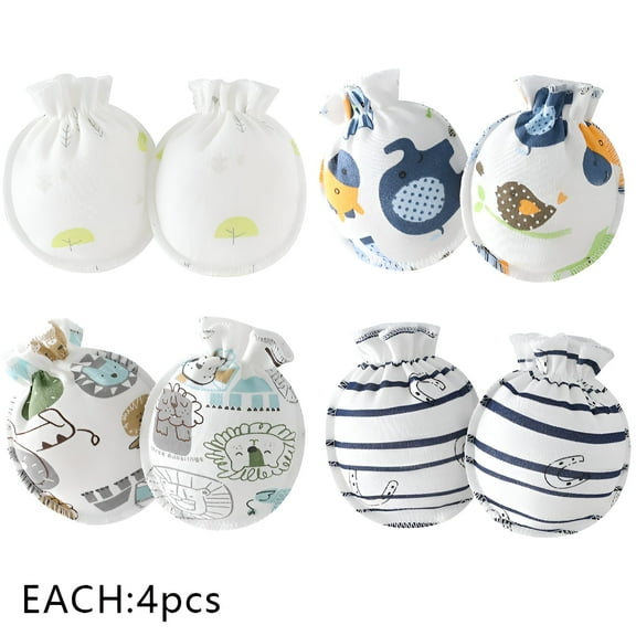 TELOLY 16Pcs Baby Mittens,Great for Babies Baby Mittens Newborn,Strong Breathability Newborn Mittens,Style1