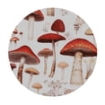 thumbnail image 2 of JEUXUS Watercolor Mushrooms Round Tablecloth Waterproof Tablecover for Outdoor Patio Party Picnic Wedding Indoor Kitchen Dinner Tabletop Decoration, 2 of 7