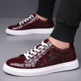 thumbnail image 5 of Versatile and Comfortable Trendy Men's Shoes, Breathable and Wear- Daily Essentials. Fashionable Men's Alligator Pattern Casual Shoes, Low-top Sneakers, 5 of 8