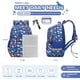 thumbnail image 3 of Mochila MUSEVOS Kids azul/dinosaurio impermeable para niños de 6 a 14 años, 3 of 9