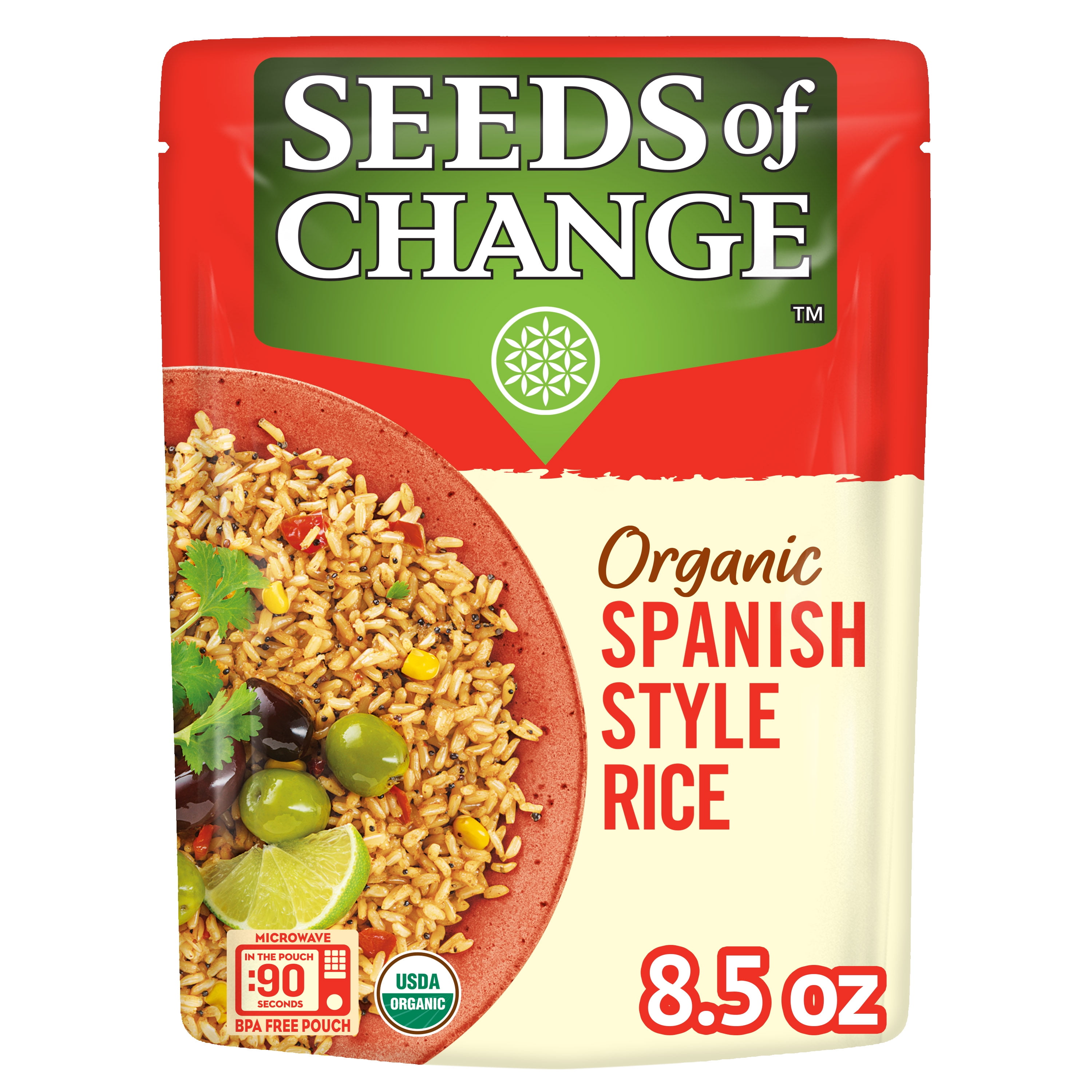 SEEDS OF CHANGE Organic Spanish Style Rice, 8.5oz - Walmart.com