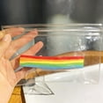 thumbnail image 3 of Rainbow Stress Balls for Adults, Slow Rising Stress Relief Squishy Stripes Squeeze Toys, Colorful Stress Balls Squishy Toys for Party Favors,6.1 Inch, 3 of 3