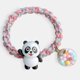 thumbnail image 2 of Gomas para el cabello Panda YONGSHENG Scrunchie con bola transparente multicolor 5 piezas, 2 of 3