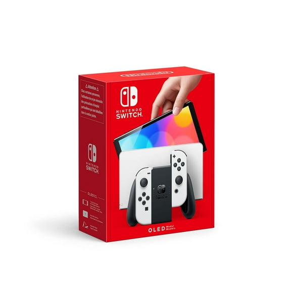 Nintendo Switch OLED w/ White Joy-Con - Standard Edition (Internacional)