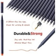 thumbnail image 3 of Colored Pens Fine Point Markers Fine Tip Drawing Pens Porous Fineliner Pen for Bullet Journaling Writing Note Taking Calendar Coloring Art Office School Supplies, 18 Colors, 3 of 4