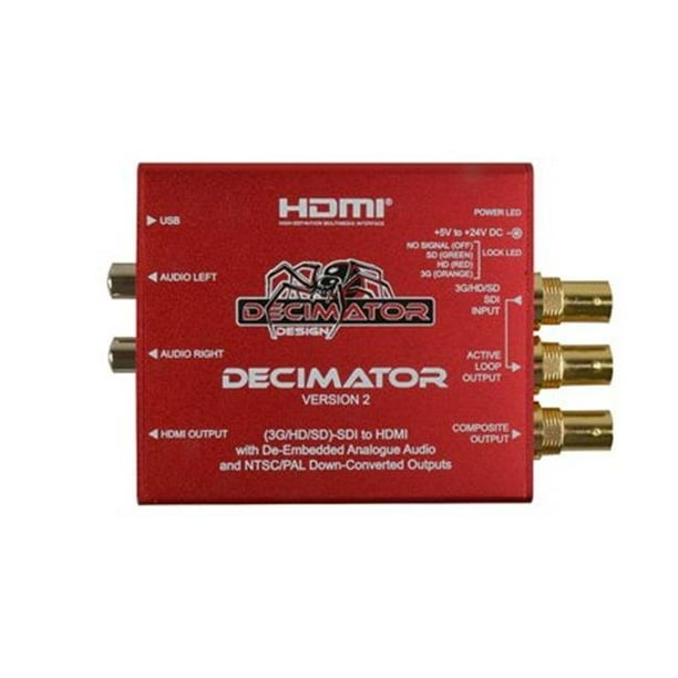 Decimator Design DECDECIMATOR2 Miniature 3GHDSDSDI to HDMI