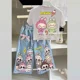 thumbnail image 4 of Pantalones vaqueros con Nudo de mariposa para niñas, pantalones largos de moda de corte recto de pierna ancha, pantalones vaqueros medianos y grandes para niños, 4 of 5