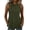 Army Green, variant on Peplum Tops for Women Dressy Casual Sleeveless Crew Neck Flowy Shirt Summer Fashion Beach Ruffle Hem Blouse