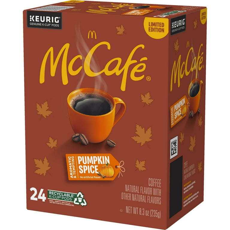 Mccafe pumpkin 2025 spice k cups