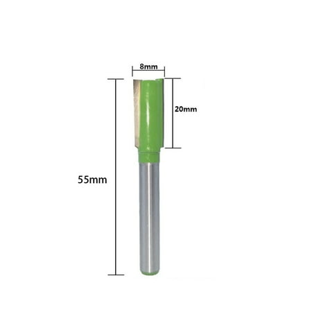 

1Pcs 6Mm Shank Single Double Flute Straight Router Bit For Woodworking