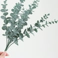 thumbnail image 3 of 40Pcs 7 Color Mixed Artificial Eucalyptus Stems, Real Touch Leaves Branches, Greenery Stems Plants for Wedding DIY Bouquets Floral Arrangement Home Decor(Spray White), 3 of 7