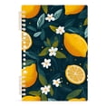 thumbnail image 7 of FORMRS 1-Subject Spiral Notebook 8" x 5" College Ruled 60 Refillable Sheet A5 Hard Cover, Green Lemons, 7 of 7