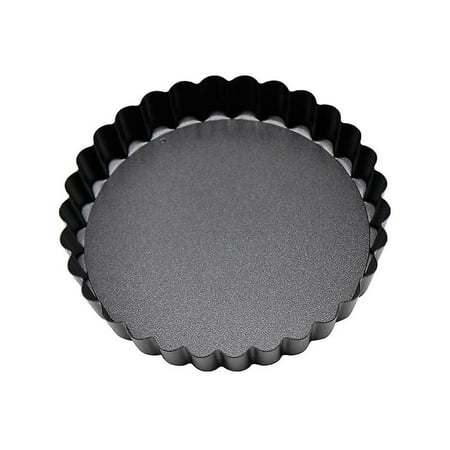 SICED Non-stick Quiche Tart Pans, Round Fluted Tart Tins Quiche Tins