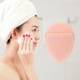 thumbnail image 2 of Unique Bargains 1 Pc Reusable Sponge Face Scrubber for Removing Makeup 5.12"x3.54"x0.71" Pink, 2 of 6
