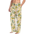thumbnail image 3 of Kdxio Hawaii Palms Print Men's Sleep Pajama Pant Lounge Pants with Pockets, 3 of 8