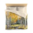 thumbnail image 2 of Golden Aspen Grove - Microfiber Duvet Cover, 2 of 3