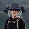 thumbnail image 5 of Kugisaki Sun Hat with Fans Solar Power Fan Wide Brim Sun Hat Fishing Essentials for Hiking Beach Summer Outdoor, 5 of 7