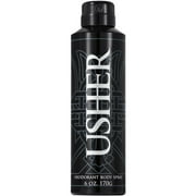EA Fragrances Usher Deodorant Body Spray, 6 oz