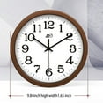 thumbnail image 3 of Home Office Hotel Wall Clocks Non-Ticking Silent Hanging Clock Suitable for Birthday Gift, 3 of 3