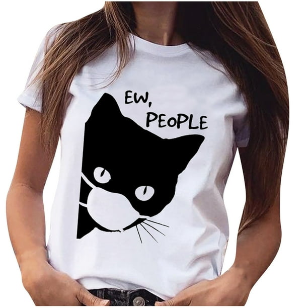 Plus size cheap cat t shirts