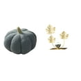 thumbnail image 1 of Almohadas de calabaza de Halloween, decoración, cojín suave, escultura con figura de hoja de metal, estatua, adorno artístico, adecuado para regalar,, 1 of 8