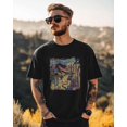 thumbnail image 3 of Men's T-Shirt Western Desert Short Sleeves Tee for Men Cactus Cotton Graphic Crew Neck Shirts for Teens Boys, 3 of 7