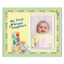 Expressly Yours! "My First Granddaughter" Picture Frame Keepsake Gift for Grandparent, Tabletop Display, Holds 3.5 x 5" Photo
