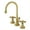 Brushed Brass, variant on Kingston Brass KS2981ZX Millennium Widespread Bathroom Faucet with Brass Pop-Up, Polished Chrome
