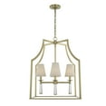 thumbnail image 2 of Four Light Chandelier In Minimalist Style 22 Inches Wide By 30 Inches High-Aged Brass Finish    -Traditional Installation Crystorama Lighting 8864-Ag, 2 of 5