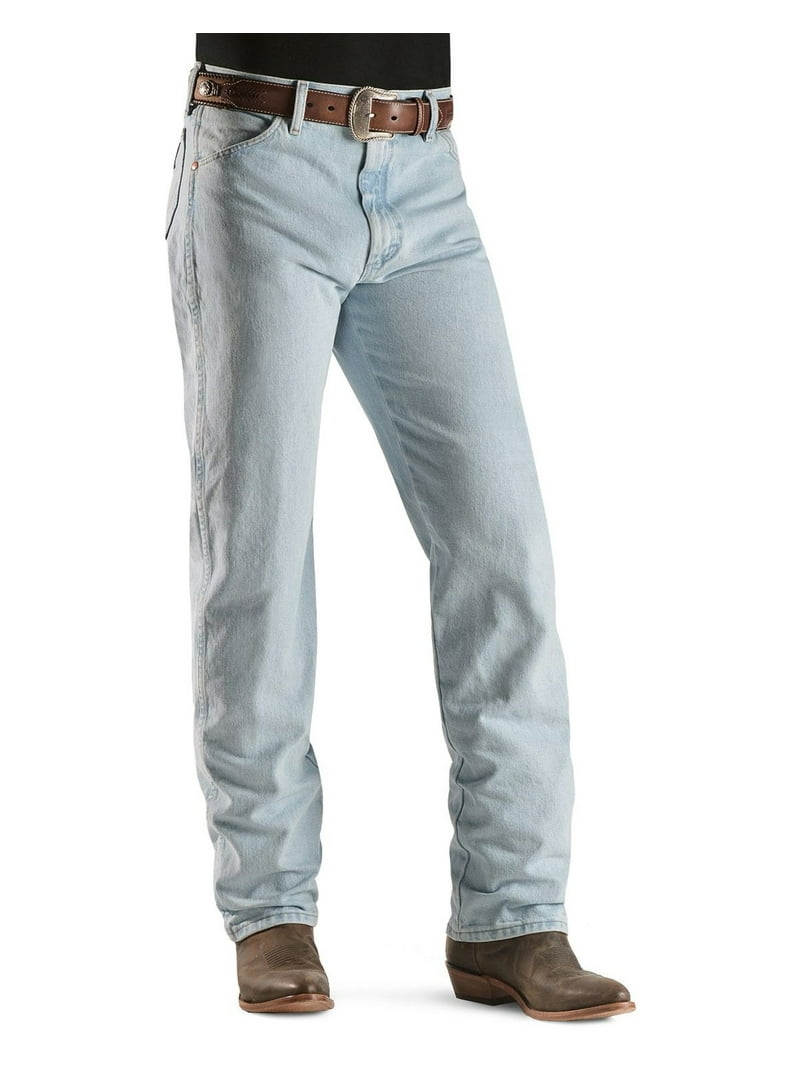 wrangler mens 13mwz cowboy cut original fit jean, gold buckle