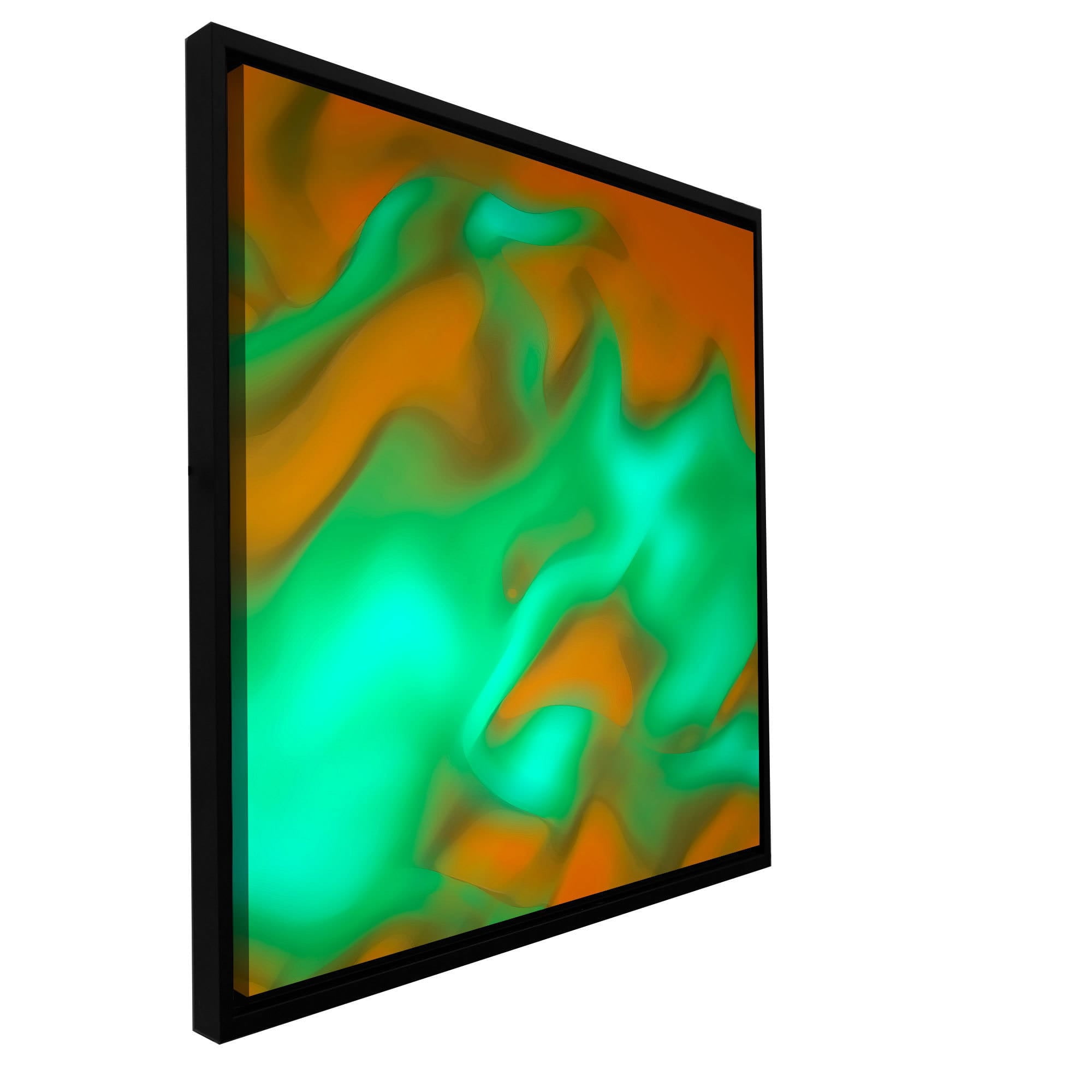 ArtWall Dean Uhlinger "Fabric Study" Floater Framed Gallery-Wrapped Canvas