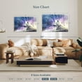 thumbnail image 4 of Elephant Stock White Wolf Wall Art - Horizontal Canvas Wall Art - Living Room Wall Decor - Animal Canvas - Blue And Gray Decor - 45" x 30", 4 of 8