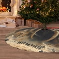 thumbnail image 6 of Rateoe Ancient Skull Cave Landscape Print Christmas Tree Skirt 48" for Xmas Holiday New Year Party Circle Tree Mat Ornaments Decoration, 6 of 7