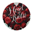 thumbnail image 4 of HAOXIT Round Flower s Table Cover for Party Kitchen Dining Room Indoor Outdoor Decor 31-35, 4 of 8