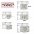 thumbnail image 6 of Beige Teal Boho Outdoor Rug 3x5 Ft, Non Slip Washable Area Rug, Medieval Vintage Ethnic Floral Abstract Patio Rugs Carpet Runner, Large Floor Mat for Indoor/Outdoor Deck Porch Camping, 6 of 8