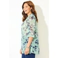 thumbnail image 3 of Catherines Women's Plus Size Petite Y-Neck Half Placket Blouse, 3 of 6