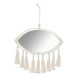 thumbnail image 5 of Espejo de pared colgante con flecos de macramé, espejo decorativo con borlas. Oval, 5 of 9