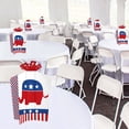 thumbnail image 2 of Big Dot of Happiness Republican Election - Table Decorations - Political Party Fold and Flare Centerpieces - 10 Count, 2 of 6