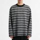 thumbnail image 1 of Ceisia Men's Ink-Brush Stripe Long-Sleeve T-Shirt | Relaxed Summer Casual Top Gift, 1 of 6