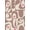 Pink, Pattern 1, variant on ODIKA 4'x6' Pink Mocha and Abstract Design Washable Area Rug Midcentury Modern Geometric Pattern Style for Bedroom, Reading Nook, Pet Friendly & Non-Shedding