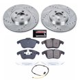 thumbnail image 3 of PowerStop Front Z23 Evolution Sport Carbon-Fiber Ceramic Brake Pad and Drilled & Slotted Rotor Kit Fits: JAGUAR Select Models K7680, 3 of 10