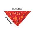 thumbnail image 3 of Hovilon Thanksgiving Pet Bandana for Dogs and Cats Adjustable Holiday Scarf, Soft Turkey Pumpkin Print Neck Wrap, Festive Fall Autumn Dog Collar Accessory for Holiday Photos and Family Gatherings, 3 of 8