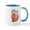 White/Blue Inside, variant on CafePress - Bunny Rabbit In An Easter Basket Mugs - 11 oz Ceramic Mug - Novelty Coffee Tea Cup